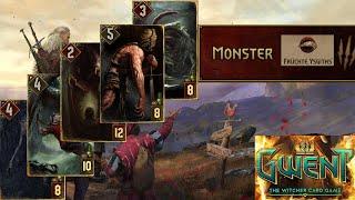 49: Gwent the Witcher Card Game Monster modifiziertes Deck Deutsch Ethereal Mammuna Eskel Ysgith