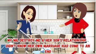 【AT】My MIL destroy me & her son's relationship . didn't know her own marriage had come to an end