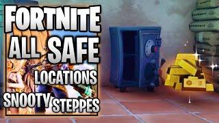 Fortnite - All 5 Safe Locations Snooty Steppes