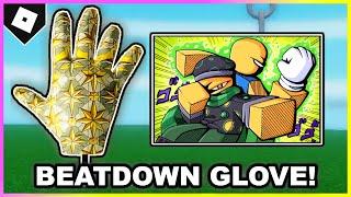 How to get BEATDOWN GLOVE + SHOWCASE in SLAP BATTLES! [ROBLOX]