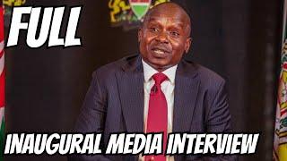 LIVE!! DP Kithure Kindiki's Explosive Inaugural Media Engagement!