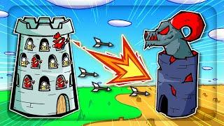 Destroying the EVIL TOWERS in Grow Castle