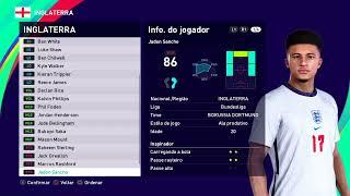 PES 2021 - INGLATERRA EURO 2020