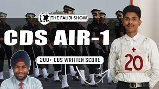 CDS IMA AIR-1 Arpit Aggarwal | 200+ CDS Written Score | NDA Rejected to CDS AIR-1 | CDS 2023 Topper