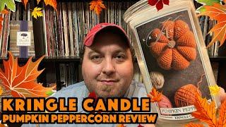 NEW Kringle Candle Pumpkin Peppercorn Review | Fall Candle 2021 | Soy Wax