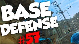 Defending My Base From The Alpha Tribe!!! - ARK Base Defense #57