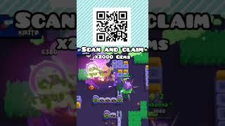 Win x2000 Gems in Brawl Stars – scan the qr code now !