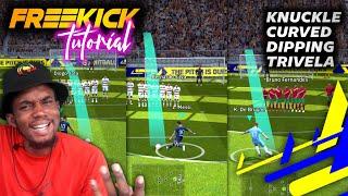 FREE-KICKS tutorial IN EFOOTBALL 2023 mobile | How To score Freekicks in efootball 2023