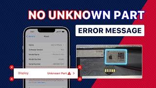 How to Remove iPhone (12 mini/12 Pro Max) Unknown Part Alert by Aftermarket Screens