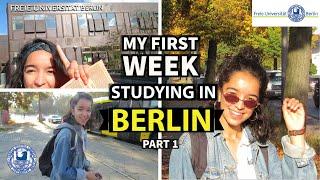 MY FIRST WEEK STUDYING IN BERLIN, GERMANY for STUDY ABROAD! FREIE UNIVERSITÄT BERLIN/Erasmus(Part 1)