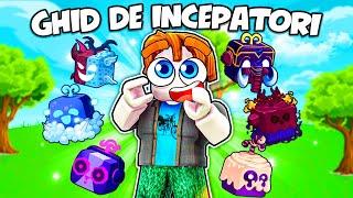 Ghid COMPLET pentru Incepatori pe Blox Fruits Roblox (Prima Mare, Marea 2, Marea 3)