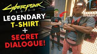 Cyberpunk 2077 - Secret Dialogue You Probably Missed with Vendor + Legendary T-Shirt!!