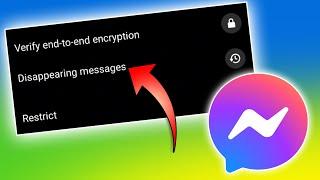 How To Enable Disappearing Messages On Messenger 2024 | Facebook Messenger Disappearing Messages Use