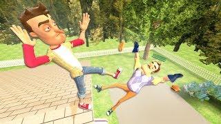 Hello Neighbor: Ragdolls Jumps & Falls [GMOD] - Episode 10