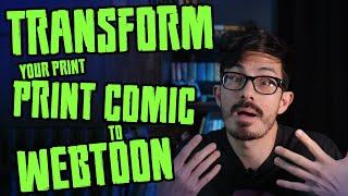 Convert Print comics to Webtoon Format