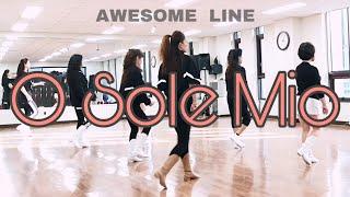 O Sole Mio Line Dance Demo(Beginner)