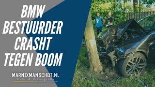 BMW-bestuurder crasht tegen boom in Amersfoort | Marnix Manschot Foto en videografie