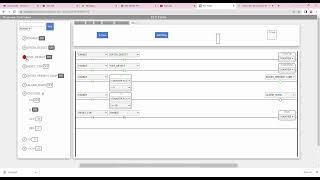 A ladder logic program for conveyor belt counter using PLC Fiddle