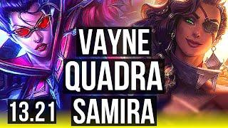 VAYNE & Nautilus vs SAMIRA & Leona (ADC) | Quadra, 2.6M mastery, Legendary | EUW Master | 13.21