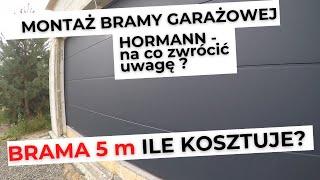 Montaż bramy garażowej 5m, na co zwrócić uwagę podczas montażu?