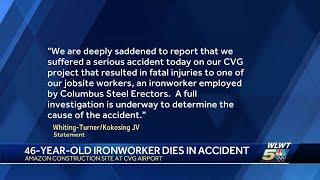 Coroner: 1 dead in accident at CVG Amazon construction site