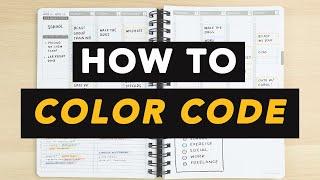 How To Color Code in Your Passion Planner