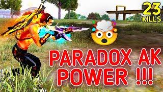 SOLO VS SQUAD || PARADOX AK POWER!!! FIRST GAMEPLAY WITH NEW AK SKIN || 99% HEADSHOT INTEL I5