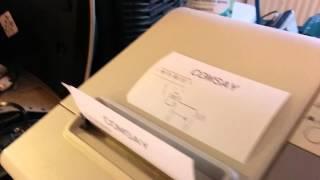 Linux cowsay to TM-T88IV receipt printer, using Raspberry Pi and PHP