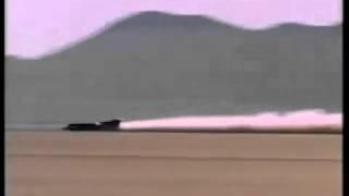 Thrust SSC sonic boom! The fastest land vehicle