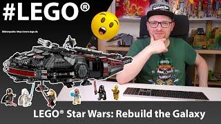TOTAL VERRÜCKT Schwarzer Millennium Falke - LEGO® Star Wars Rebuild the Galaxy #lego