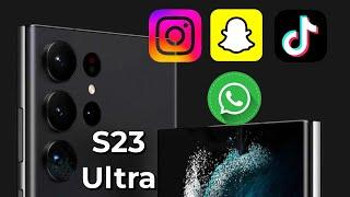 Galaxy S23 Ultra Social Media Review | Snapchat, Instagram, TikTok, Whatsapp!