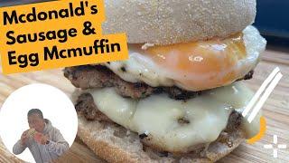 Homemade Mcdonald's Sausage & Egg McMuffin Recipe