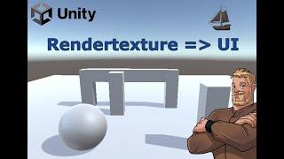 Unity3D Fast Tips - Using RenderTexture to show a 3d object in UI