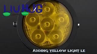 LIU HJG 6 Led Round Fog Light With Wiring Kit Universal For All Vehicles @autopowerz @LIUHJGofficial