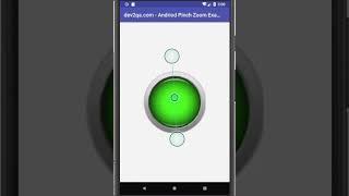 android pinch zoom layout example