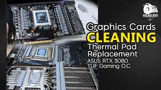 Cleaning Used Graphics Card | RTX 3080 TUF Thermal Pad Replacement