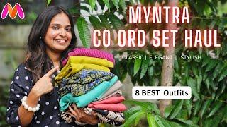 Myntra 50-70% off Sale |Dailywear Co Ord Set Haul  (With English Subtitles)