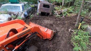 Abandoned VW BUS Sitting 52 Years!!! - Buried in a Stream Rescue