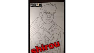 How to draw shirou character drawing free fire Indonesia, ️