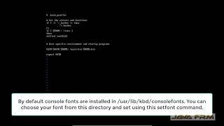 CentOS 7 Tutorial - How to Change the font and fontsize in Terminal