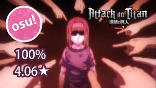 [osu!] Shinsei Kamattechan - Yuugure no tori (Attack on Titan Season 2 – Ending Theme) 100% 4.06