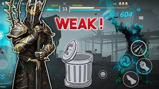 King of the legion is weak!  || shadow fight arena