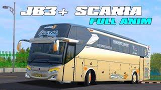 MOD BUSSID JETBUS 3+ SCANIA FARID MADYAWAN || FULL ANIM || MOD BUSSID 2020