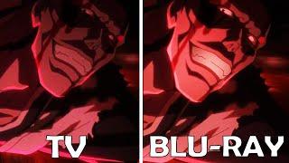 Kenpachi vs Unohana has BETTER VISUALS? Bleach TYBW Episode 10 TV vs BLU-RAY