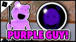 How to get the "PURPLE GUY" BADGE + PURPLE GUY PIGGY MORPH in PIGGY: BOOK RP || ROBLOX