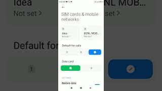 Redmi SIM card and Mobile Network settings | Data roaming - International roaming settings | #redmi