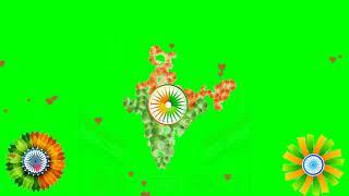 15 August happy Independence day green screen video