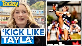 New documentary follows AFLW star Tayla Harris’ career after viral photo | Today Show Australia