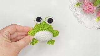  How to crochet a frog detailed pattern  Symbol of wealth and good luck 