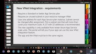 VNET Integration for Azure App Service